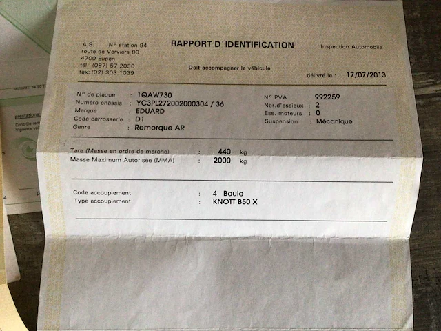 2002 eduard dropside tray at20 auto aanhanger - afbeelding 7 van  17