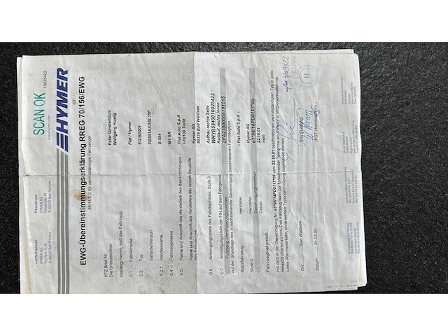 2002 hymer b584 camper - afbeelding 5 van  16