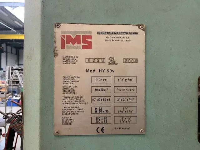 2002 ims hy 50 v ponsmachine - afbeelding 2 van  10