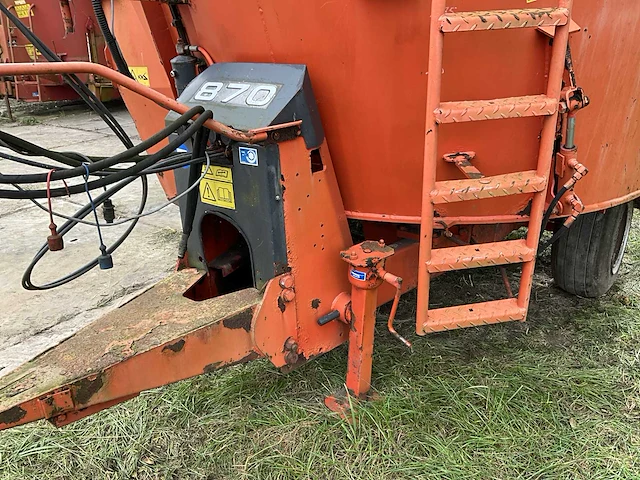 2002 kuhn euromix i - 870 voermengwagen - afbeelding 4 van  18