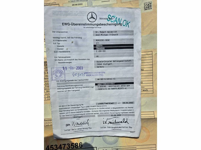 2002 mercedes-benz e220cdi personenauto - afbeelding 10 van  23