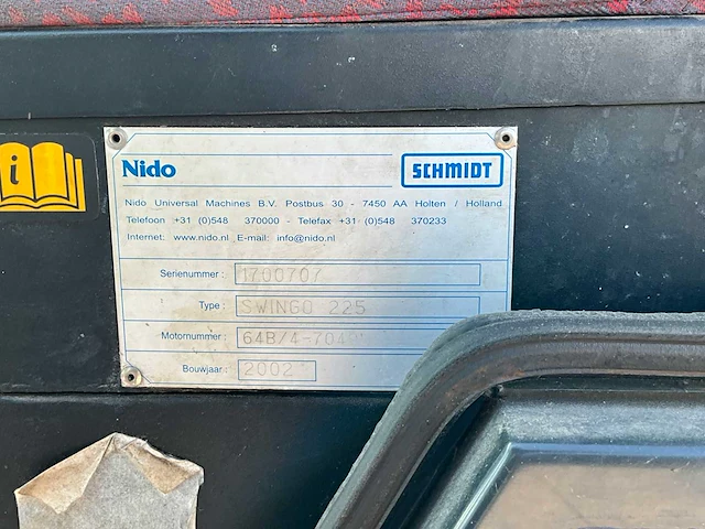 2002 nido swingo 225 schoonmaakwagen - afbeelding 31 van  45