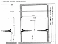 2002 nussbaum spl4000 2 koloms hefbrug - afbeelding 4 van  11
