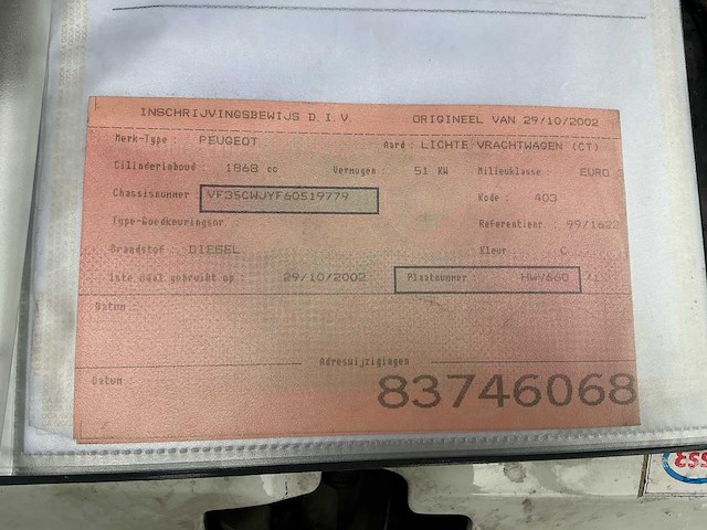 2002 peugeot partner - afbeelding 26 van  39