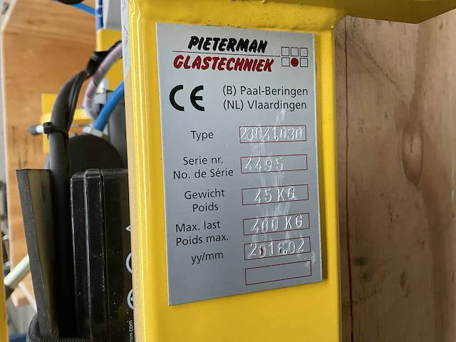 2002 pieterman 23.041.030 vacuümheffer - afbeelding 5 van  7