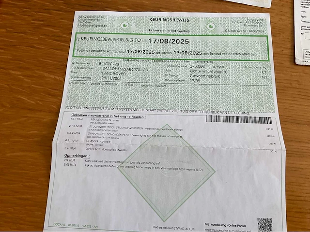 2002 range rover defender 2.5td5 lichte vrachtwagen - afbeelding 77 van  77