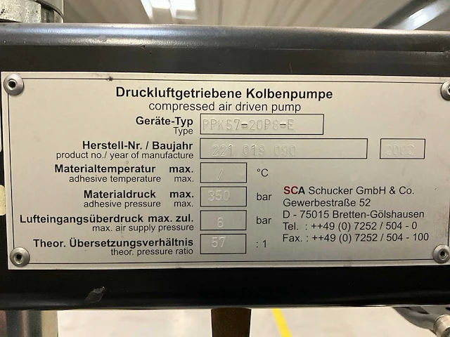 2002 sca ppk 57-20p8-e pomp - afbeelding 5 van  5