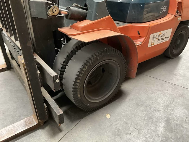 2002 toyota 02-7fd35 vorkheftruck - afbeelding 12 van  20