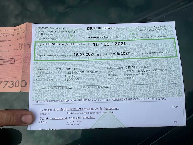 2002 toyota landcruis personenauto - afbeelding 45 van  46
