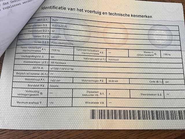 2003 audi a2 - afbeelding 27 van  34