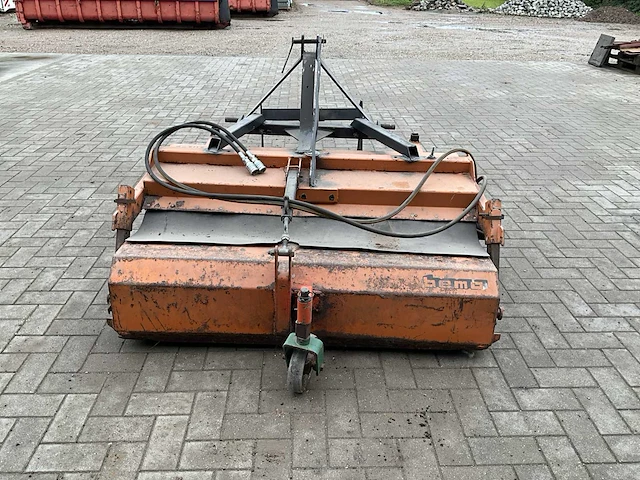 2003 bemo straatveegmachine incl. adapter wiellader - afbeelding 12 van  16