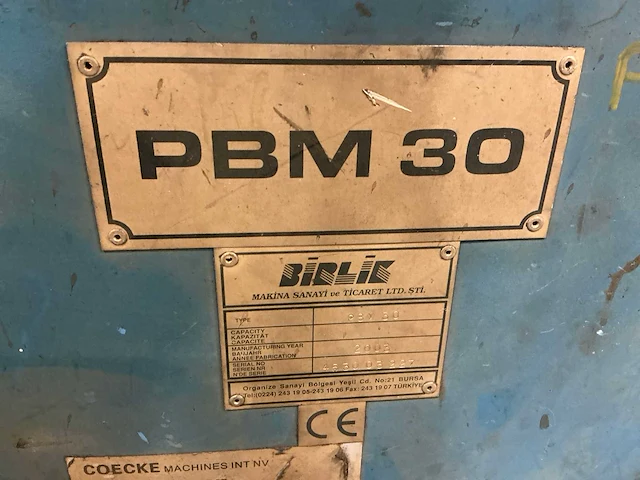 2003 biblik pbm-30 buizenplooimachine - afbeelding 5 van  5
