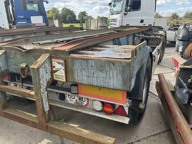2003 desot containerchassis ahp-2sa-20-99 aanhangwagen containertransport - afbeelding 5 van  8