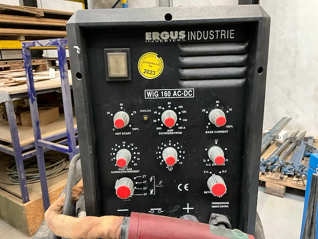 2003 ergus wig 160 ac/dc lasmachine - afbeelding 6 van  6