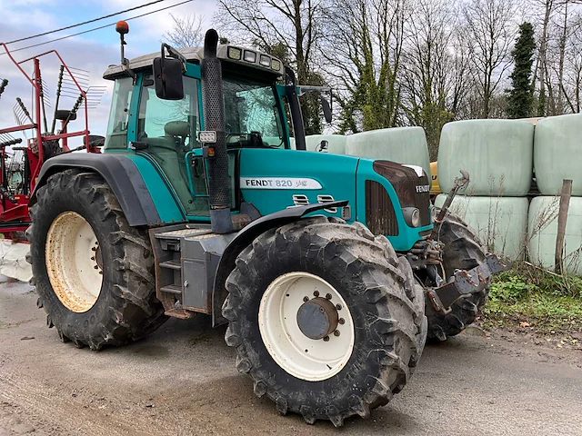2003 fendt 820 vario tms vierwielaangedreven landbouwtractor - afbeelding 12 van  27