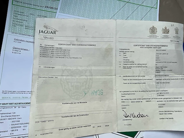 2003 jaguar s-type 2.5 v6ex lpg personenauto - afbeelding 14 van  25