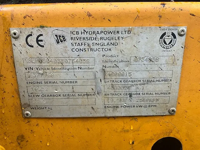2003 jcb 804 midigraafmachine - afbeelding 28 van  28