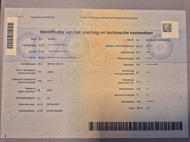 2003 krone ser10 oplegger - afbeelding 15 van  27