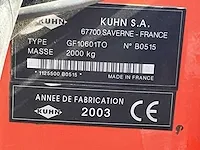 2003 kuhn gf10601to schudder - afbeelding 9 van  17