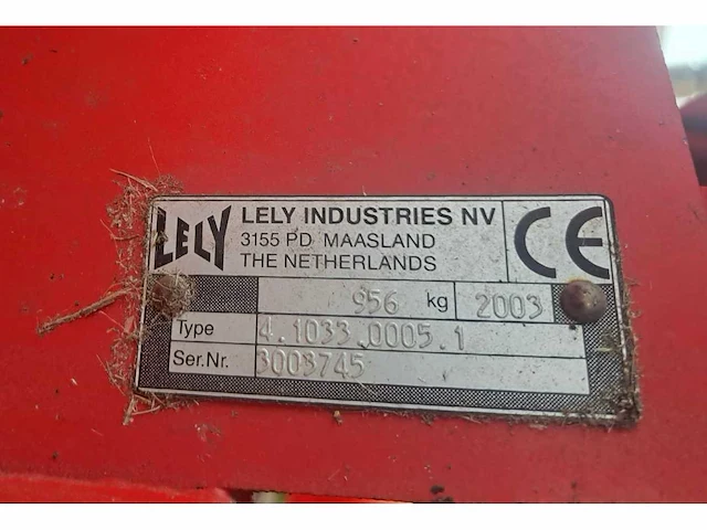 2003 lely 675 stabilo aws hooischudder - afbeelding 6 van  6