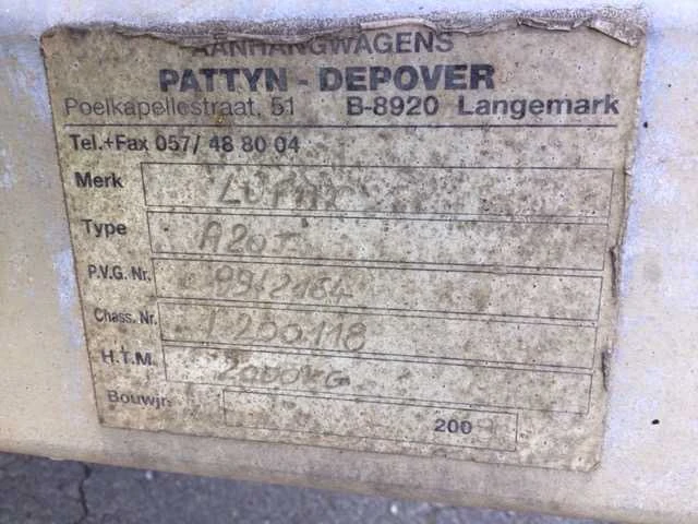2003 lupat a20t aanhangwagen - afbeelding 7 van  8