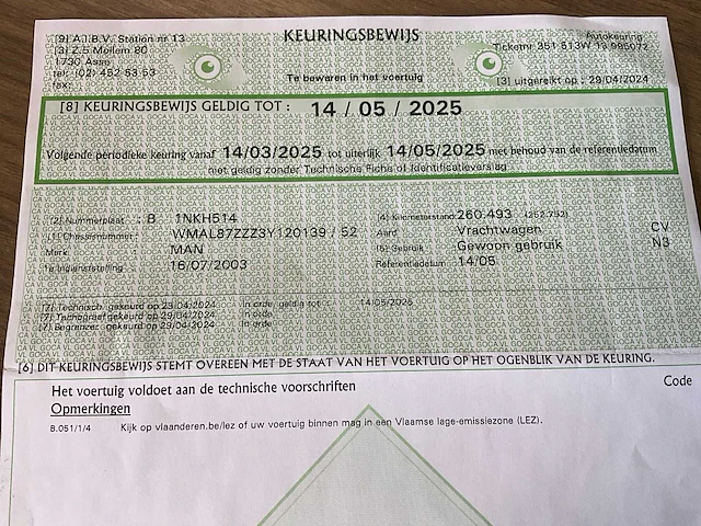 2003 man haaksysteem + container - afbeelding 38 van  46