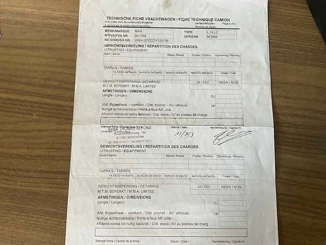 2003 man haaksysteem + container - afbeelding 39 van  46