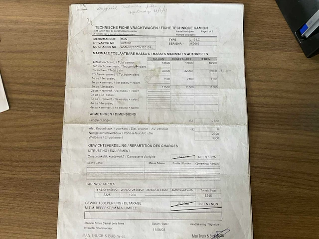 2003 man haaksysteem + container - afbeelding 40 van  46