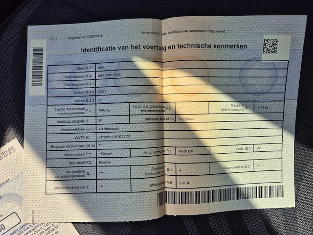 2003 mini one personenauto - afbeelding 9 van  19