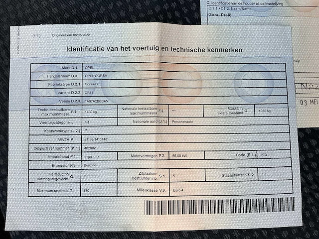 2003 opel corsa personenauto - afbeelding 22 van  29