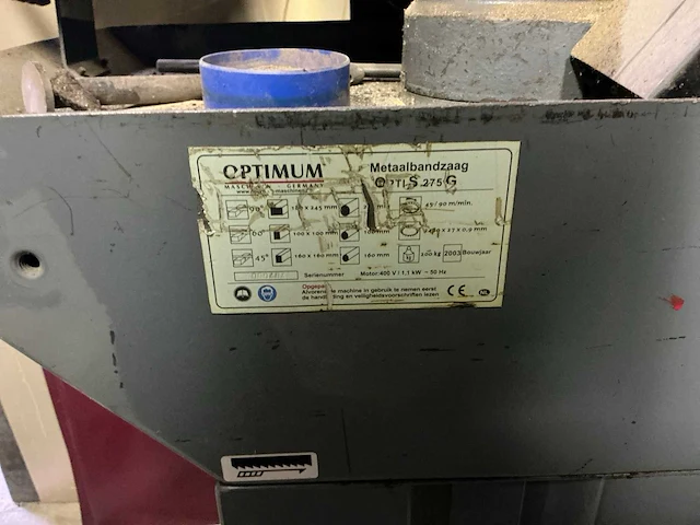 2003 optimum s275g ijzerzagen - afbeelding 8 van  14