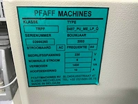 2003 pfaff 0487 _pu-me-lp_q gordijn naaimachine met transportband - afbeelding 7 van  7