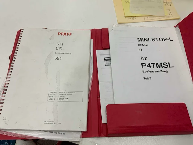 2003 pfaff 0591 e/b/q automatische balein naaimachine voor optrekgordijnen - afbeelding 9 van  9