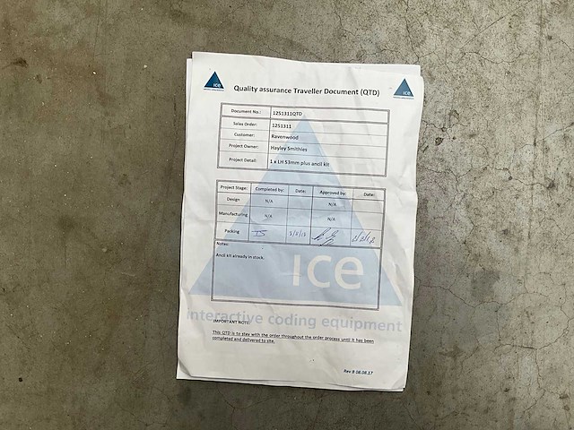 2003 ravenwood nobac 500 ice 53 mm tto printer print- en etiketteermachine - afbeelding 20 van  30