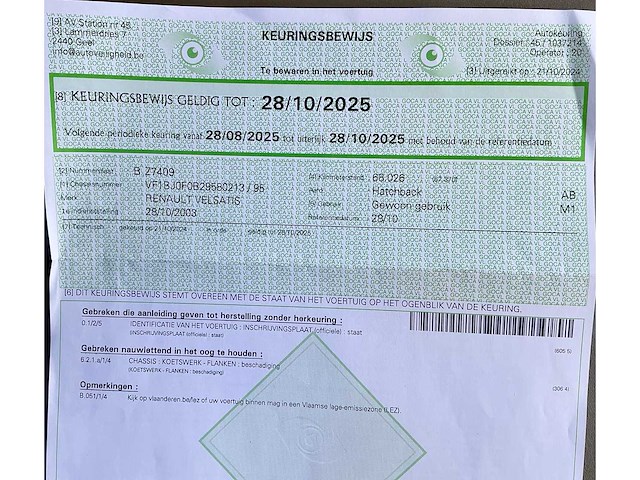 2003 renault velsatis - afbeelding 17 van  26