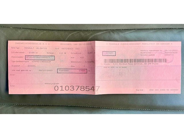 2003 renault velsatis - afbeelding 18 van  26