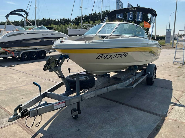 2003 sea ray 175 sport speedboot op trailer - afbeelding 1 van  35