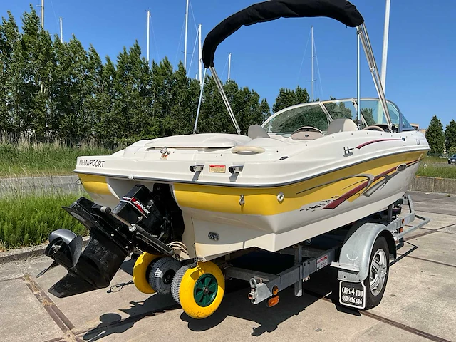 2003 sea ray 175 sport speedboot op trailer - afbeelding 31 van  35