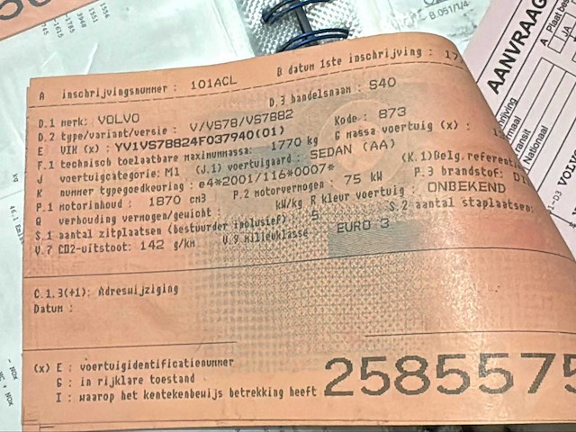 2003 volvo s40 personenauto - afbeelding 22 van  29