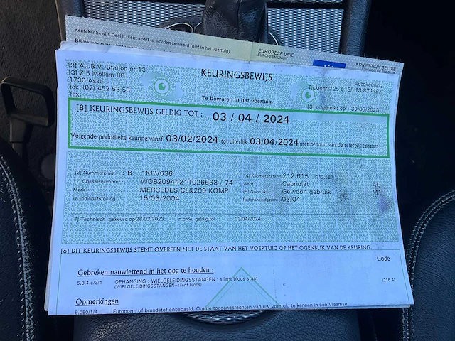2004 - mercedes-benz clk200 - personenauto - afbeelding 22 van  32