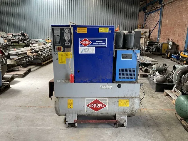 2004 airpress aps15d schroefcompressor - afbeelding 1 van  8