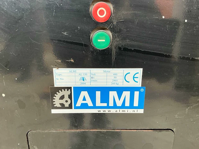 2004 almi al150 bandschuurmachine - afbeelding 7 van  14