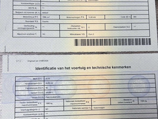 2004 audi a4 avant stationwagen - 1.9tdi - trekhaak - afbeelding 9 van  17