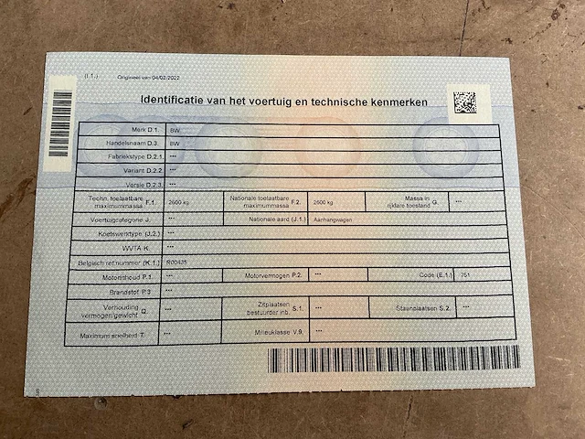 2004 bw 2600 aanhangwagen - afbeelding 17 van  20