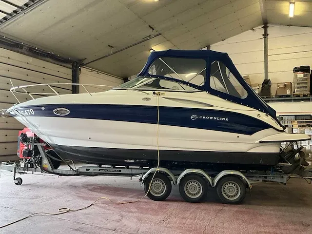 2004 crownline 250 cr speedboot op trailer - afbeelding 41 van  42