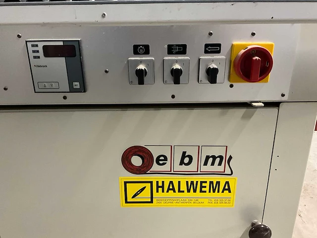 2004 ebm kdp109s verrijdbare kantenlijmmachine - afbeelding 9 van  11