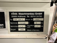 2004 ebm kdp109s verrijdbare kantenlijmmachine - afbeelding 10 van  11