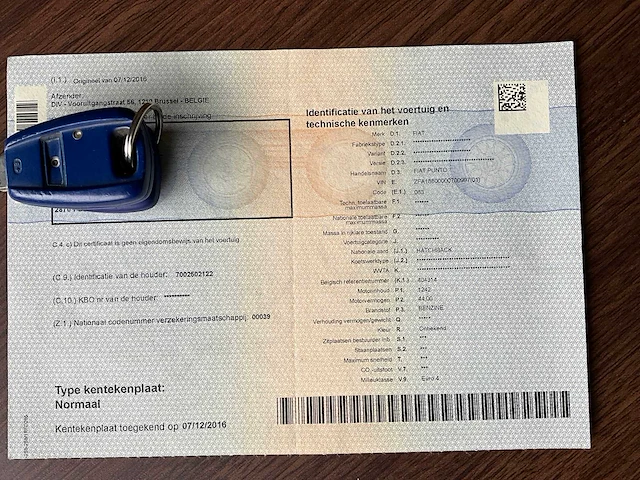 2004 fiat punto personenauto - afbeelding 24 van  34