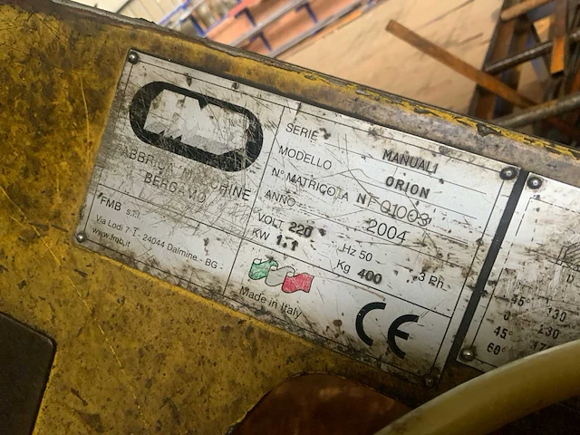 2004 fmb orion bandzaagmachine - afbeelding 9 van  9