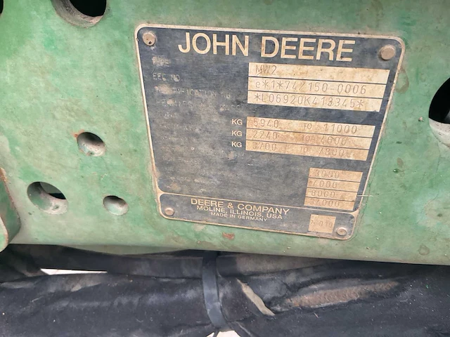 2004 john deere 6920 vierwielaangedreven landbouwtractor - afbeelding 35 van  35
